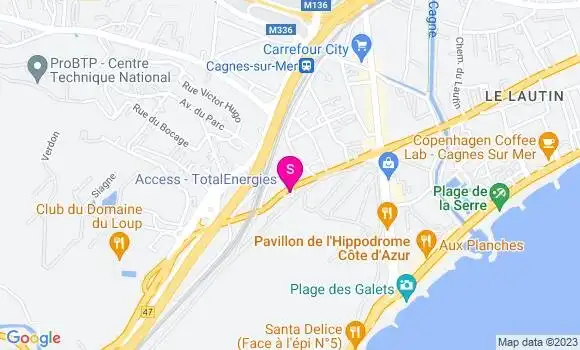 Localisation Relais Grands Plans
