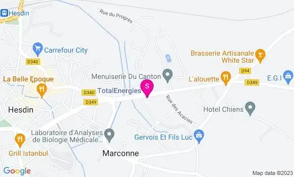 Localisation Garage Hesdinois