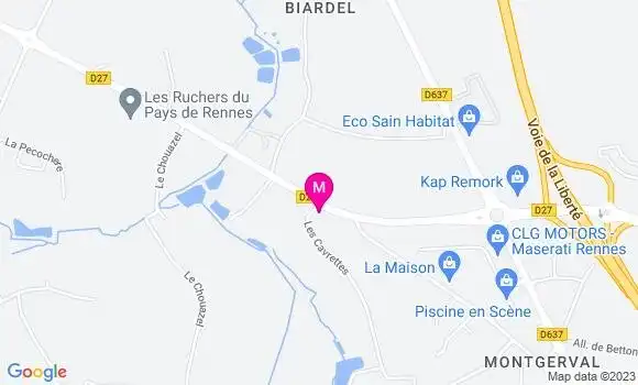 Localisation Intermarché Station
