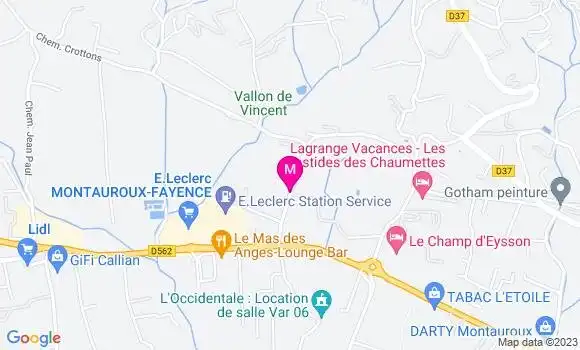 Localisation Station Leclerc