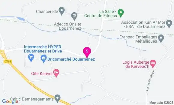 Localisation Intermarché Station