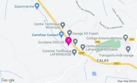 Localisation Carrefour Contact