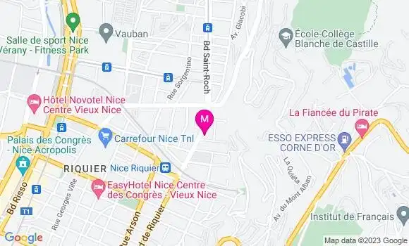 Localisation Relais Nice