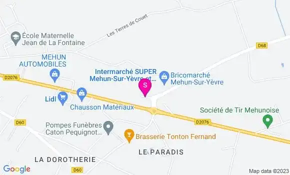 Localisation Intermarché Station
