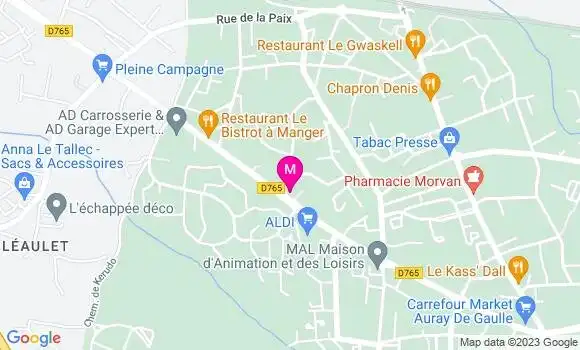 Localisation Ets Savary