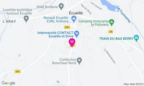 Localisation Intermarché Station