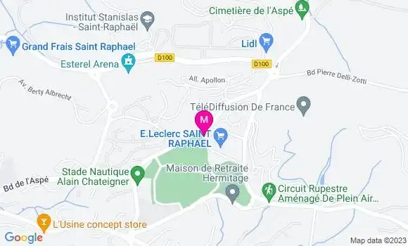 Localisation Station Leclerc