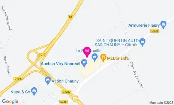 Localisation Auchan Drive