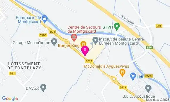 Localisation Intermarché Station