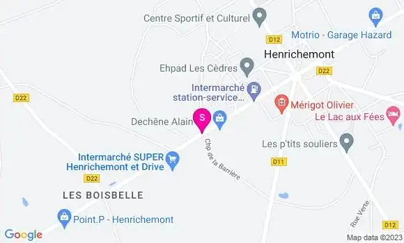 Localisation Intermarché Station