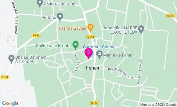 Localisation Carrefour Contact