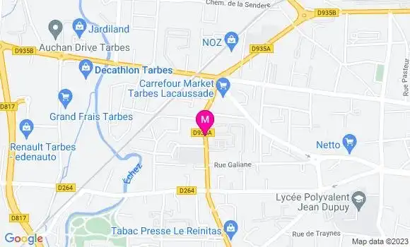Localisation Station Carrefour