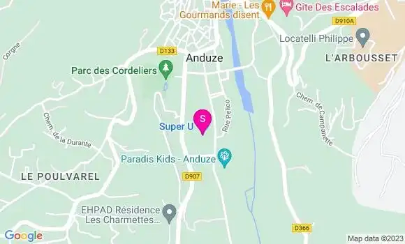 Localisation Super U