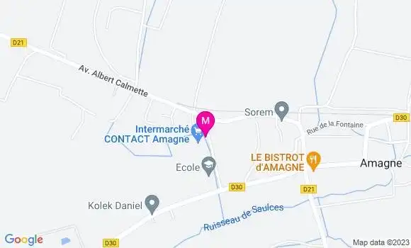 Localisation Intermarché Station