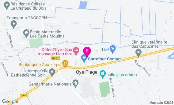 Localisation Station Carrefour