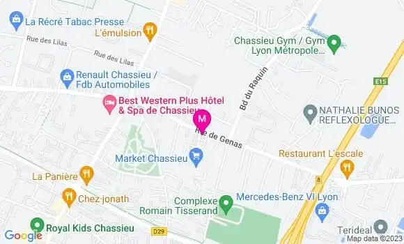 Localisation Station Carrefour