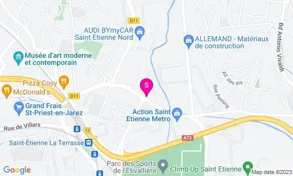 Localisation Garage Arod Peugeot