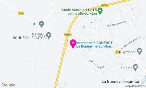 Localisation Intermarché Contact