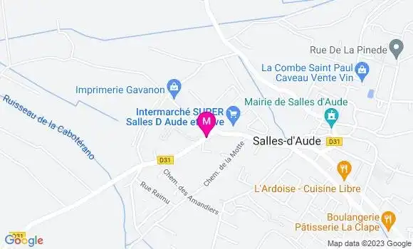 Localisation Intermarché Station