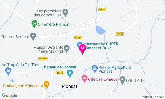 Localisation Intermarché Station