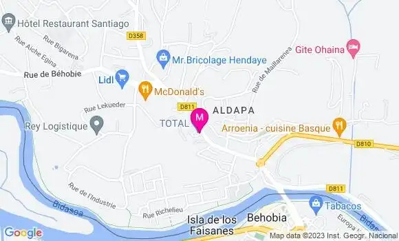 Localisation TotalEnergies