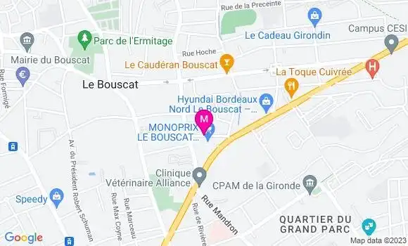 Localisation Monoprix