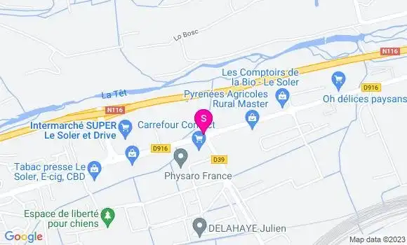 Localisation Intermarché Station