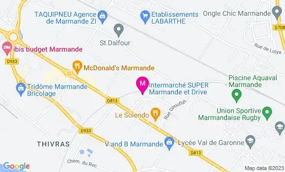 Localisation Intermarché Station