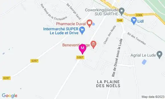 Localisation Intermarché Station