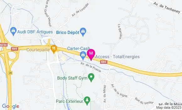 Localisation Access TotalEnergies