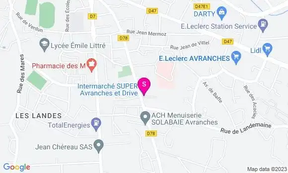 Localisation Intermarché Station
