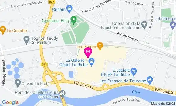 Localisation Géant Casino
