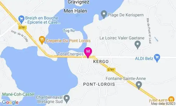 Localisation Tabac Station Total