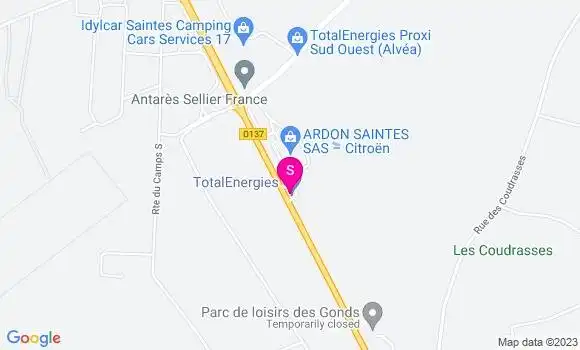 Localisation TotalEnergies