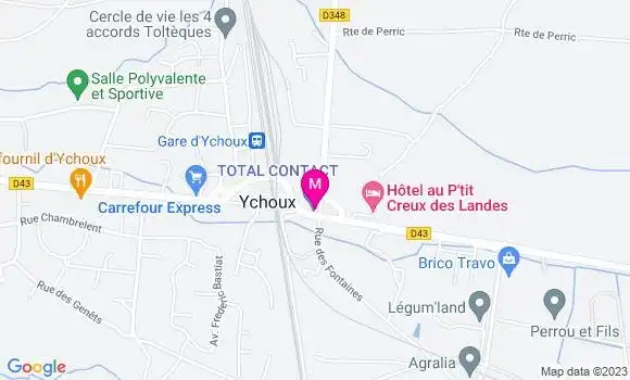 Localisation Station Elan