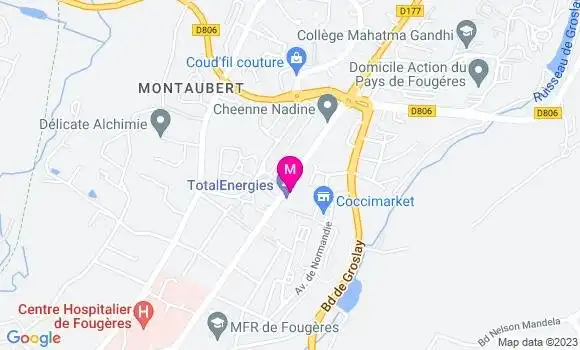 Localisation TotalEnergies