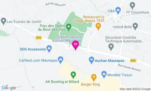 Localisation Station Auchan