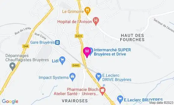 Localisation Intermarché Station