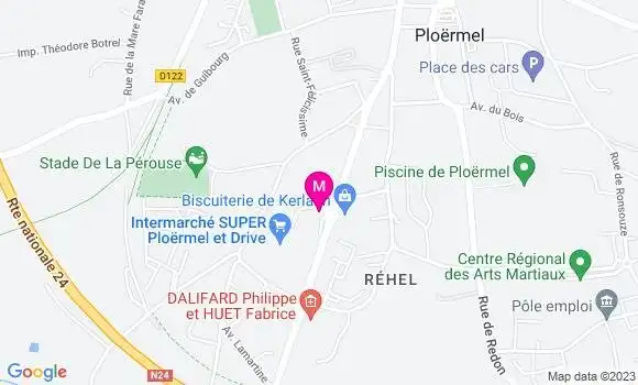 Localisation Intermarché Station