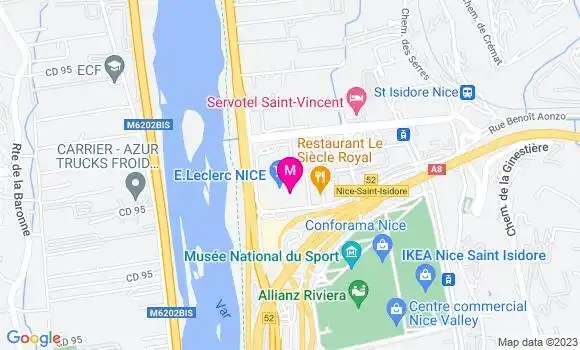 Localisation Station Leclerc