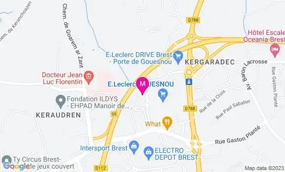 Localisation Station Leclerc