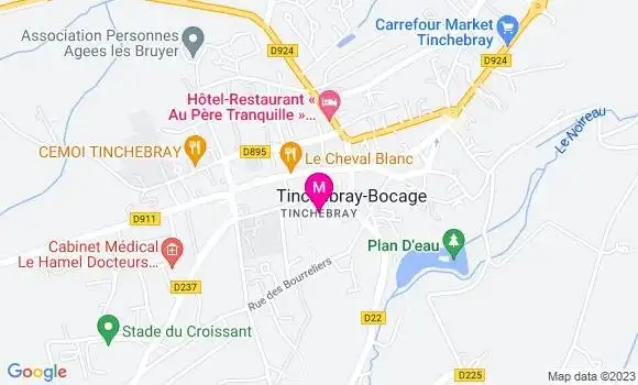 Localisation Carrefour Market