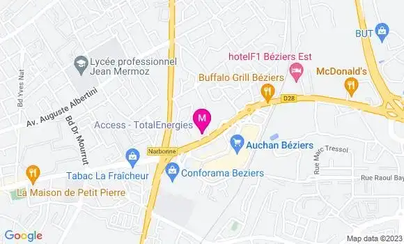 Localisation TotalEnergies