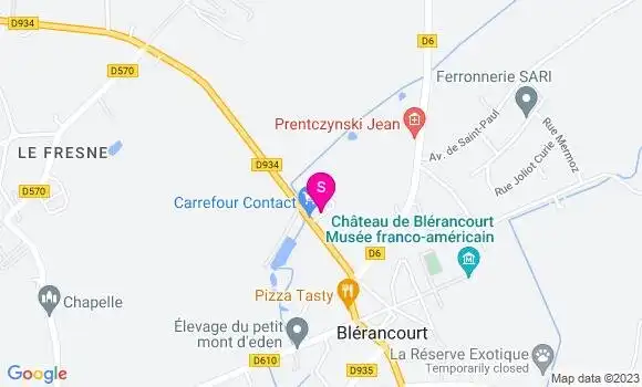 Localisation Carrefour Contact