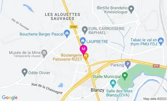 Localisation Le Relais de Savigny