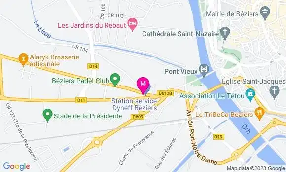 Localisation Station Dyneff