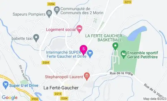 Localisation Intermarché Station