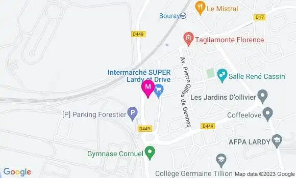 Localisation Intermarché