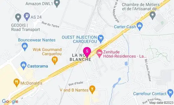 Localisation Station Carrefour
