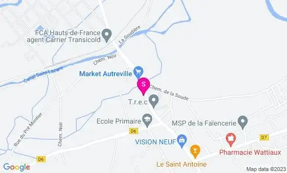 Localisation Carrefour Market